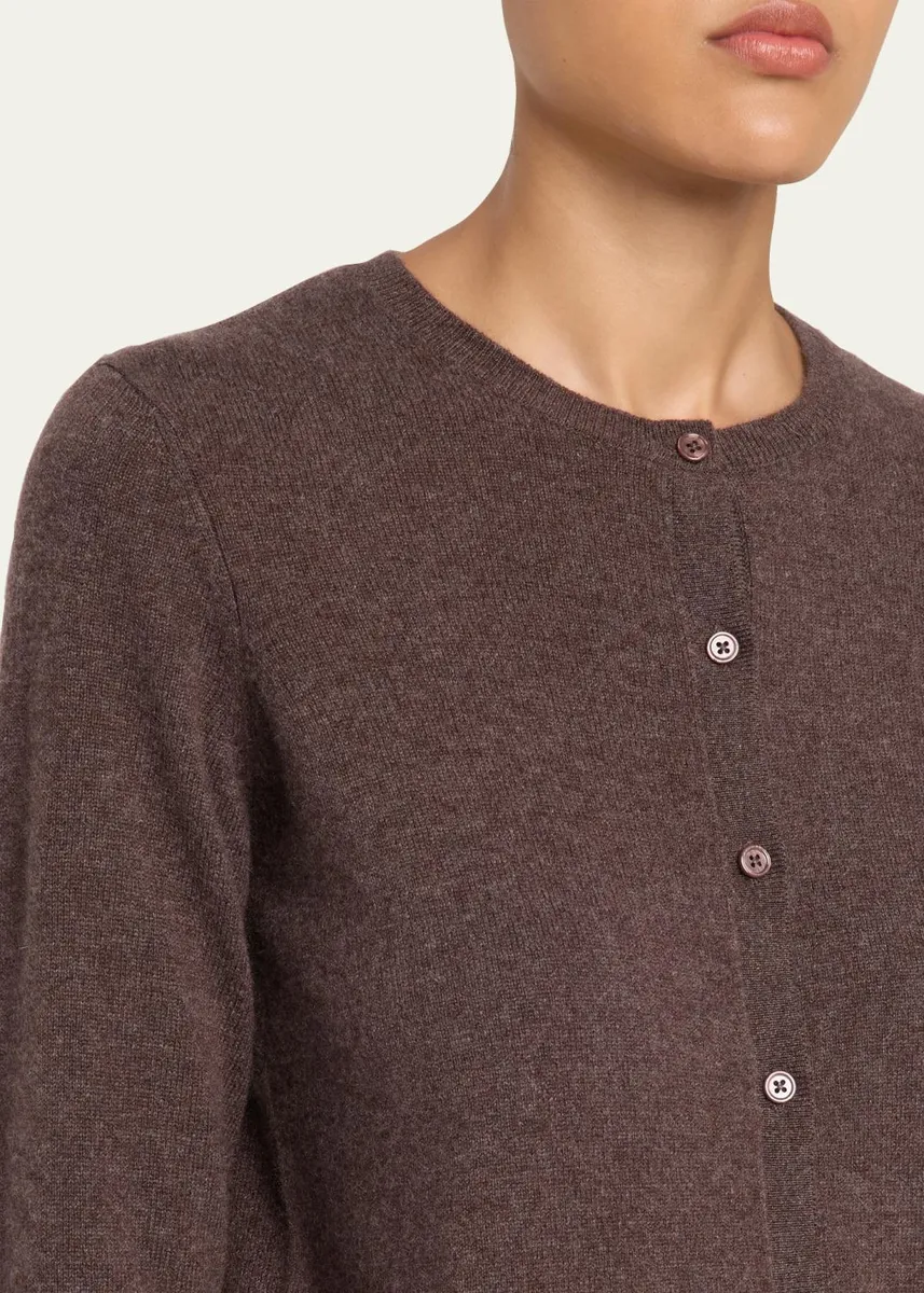 MAJESTIC FILATURES Cashmere Button-Front Crewneck Cardigan | Thumbnail 5 MAJESTIC FILATURES Cashmere Button-Front Crewneck Cardigan | Thumbnail 5