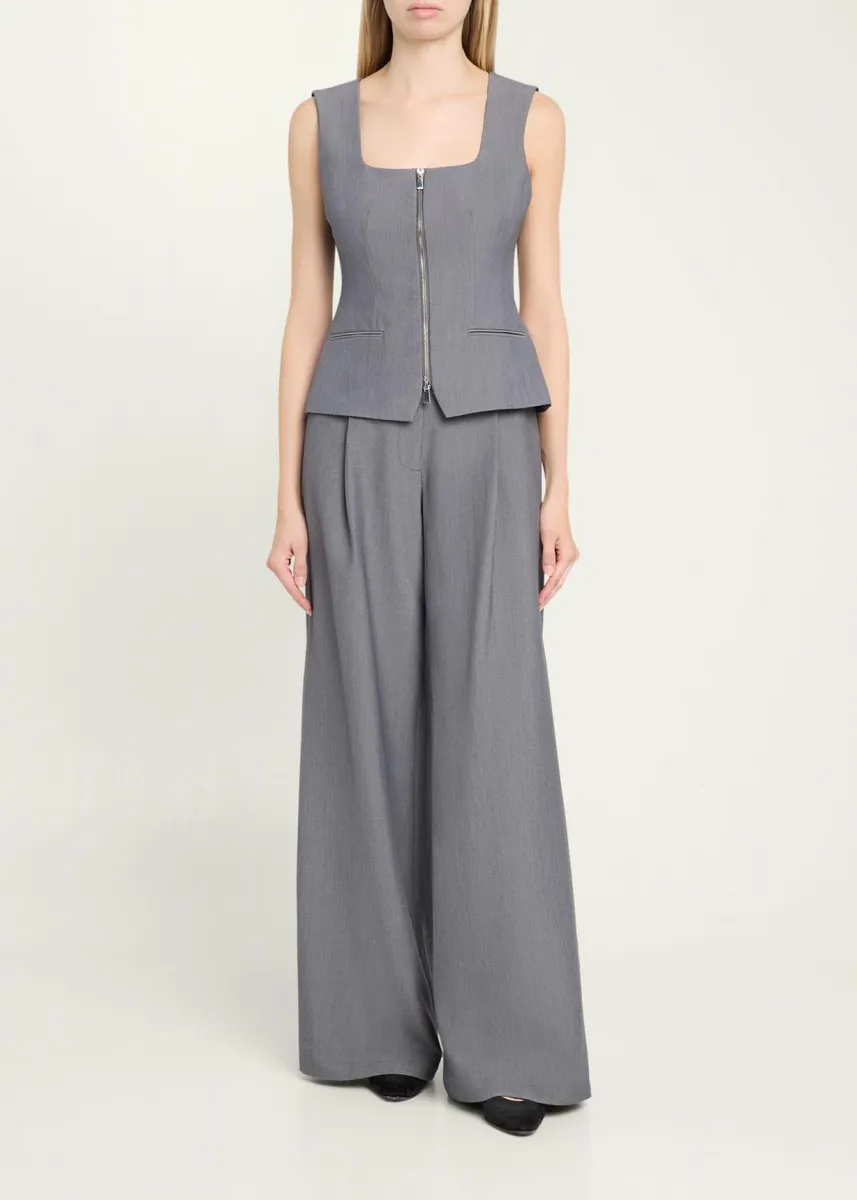 Toccin Yara Sleeveless Zip-Front Vest | Thumbnail 2 Toccin Yara Sleeveless Zip-Front Vest | Thumbnail 2