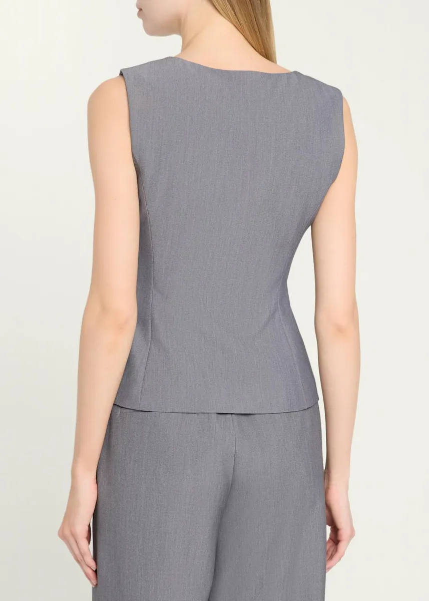Toccin Yara Sleeveless Zip-Front Vest | Thumbnail 3 Toccin Yara Sleeveless Zip-Front Vest | Thumbnail 3