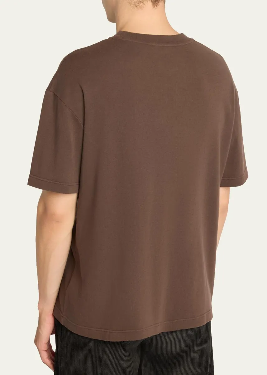 The Row Men's Madoc Slub Rib Jersey T Shirt | Thumbnail 3 The Row Men's Madoc Slub Rib Jersey T Shirt | Thumbnail 3