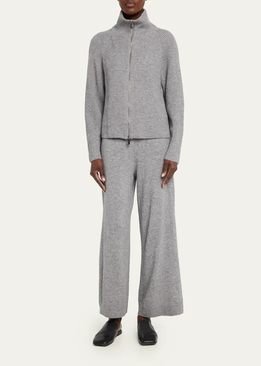Lafayette 148 New York Zip-Front Rib Knit Cardigan | Thumbnail 2 Lafayette 148 New York Zip-Front Rib Knit Cardigan | Thumbnail 2