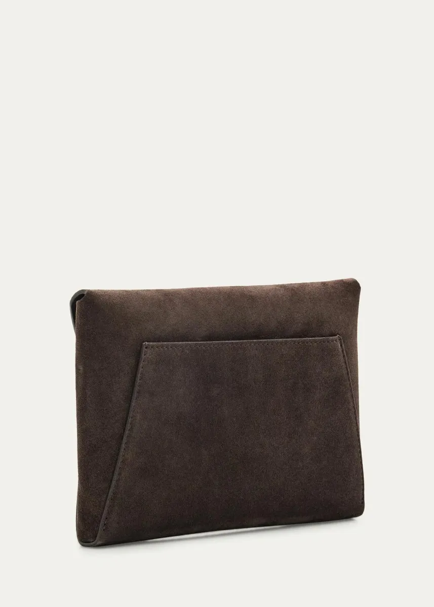 Brunello Cucinelli Suede Envelope Clutch Bag | Thumbnail 3 Brunello Cucinelli Suede Envelope Clutch Bag | Thumbnail 3