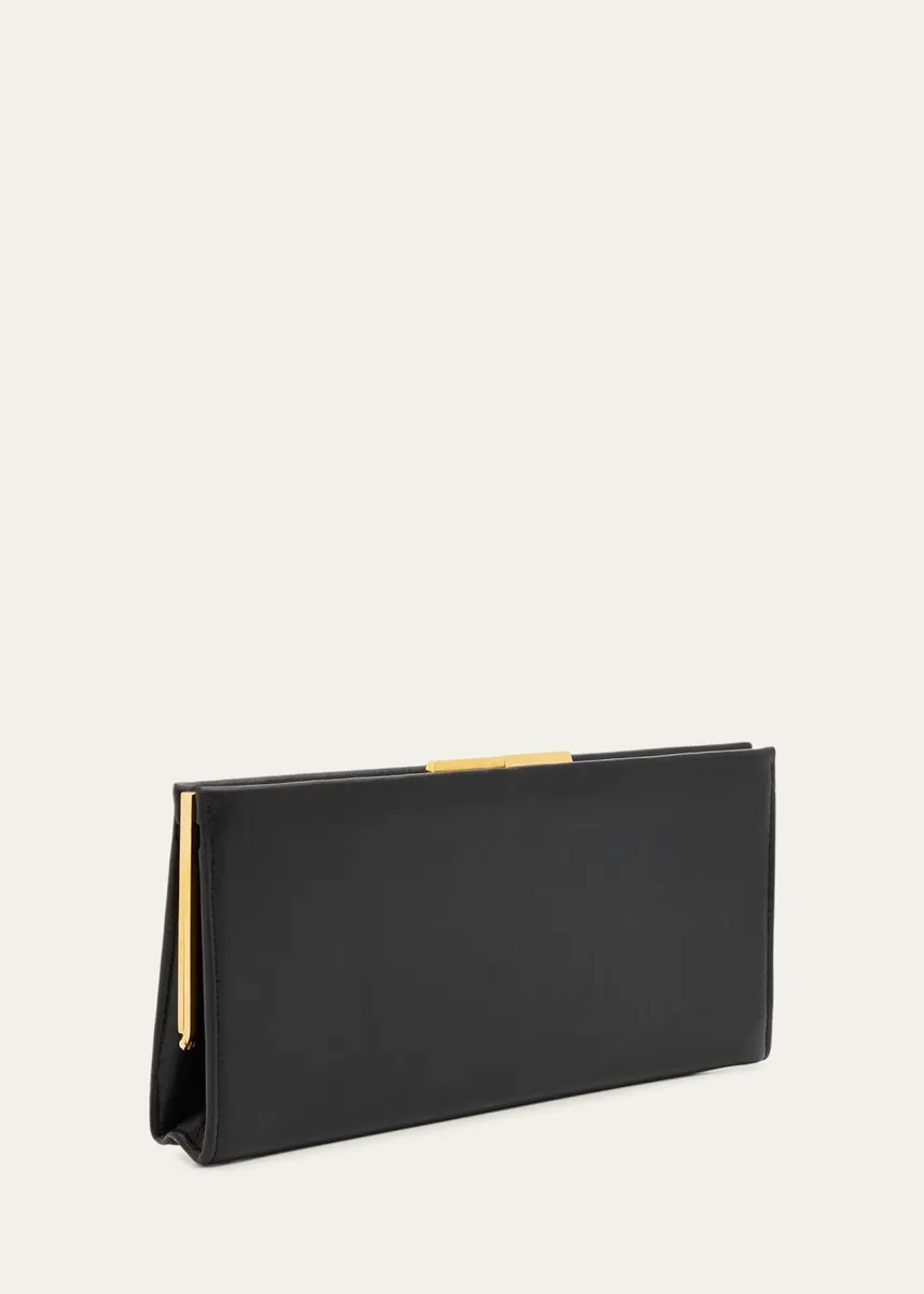 Nili Lotan Anjelica Smooth Leather Clutch Bag | Thumbnail 3