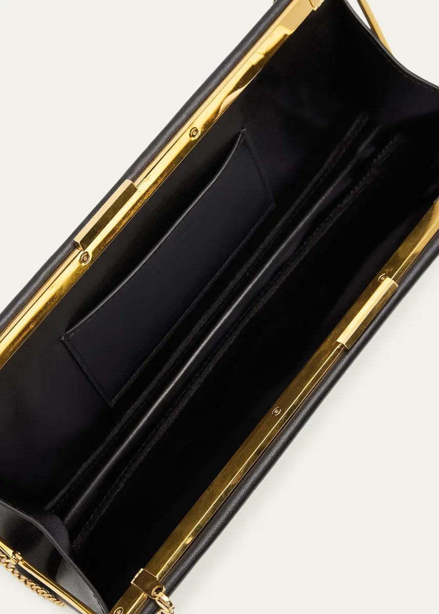 Nili Lotan Anjelica Smooth Leather Clutch Bag | Thumbnail 4