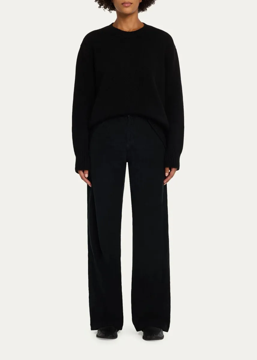 The Row Parth Cashmere Oversized Crewneck Sweater | Thumbnail 2 The Row Parth Cashmere Oversized Crewneck Sweater | Thumbnail 2