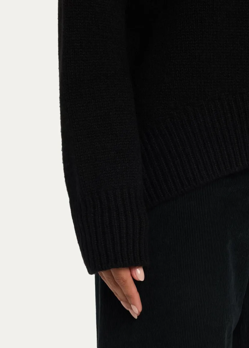The Row Parth Cashmere Oversized Crewneck Sweater | Thumbnail 5 The Row Parth Cashmere Oversized Crewneck Sweater | Thumbnail 5