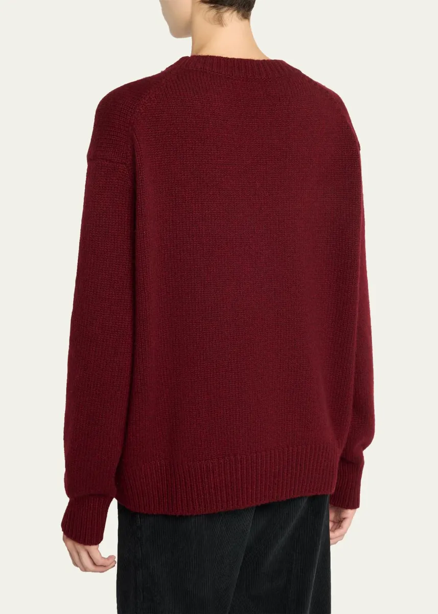 The Row Parth Cashmere Oversized Crewneck Sweater | Thumbnail 7 The Row Parth Cashmere Oversized Crewneck Sweater | Thumbnail 7