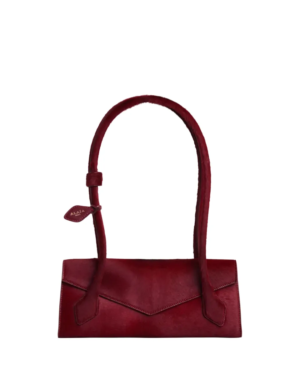 ALAÏA Le Teckel Small Calf Hair Flap Shoulder Bag | Thumbnail 2