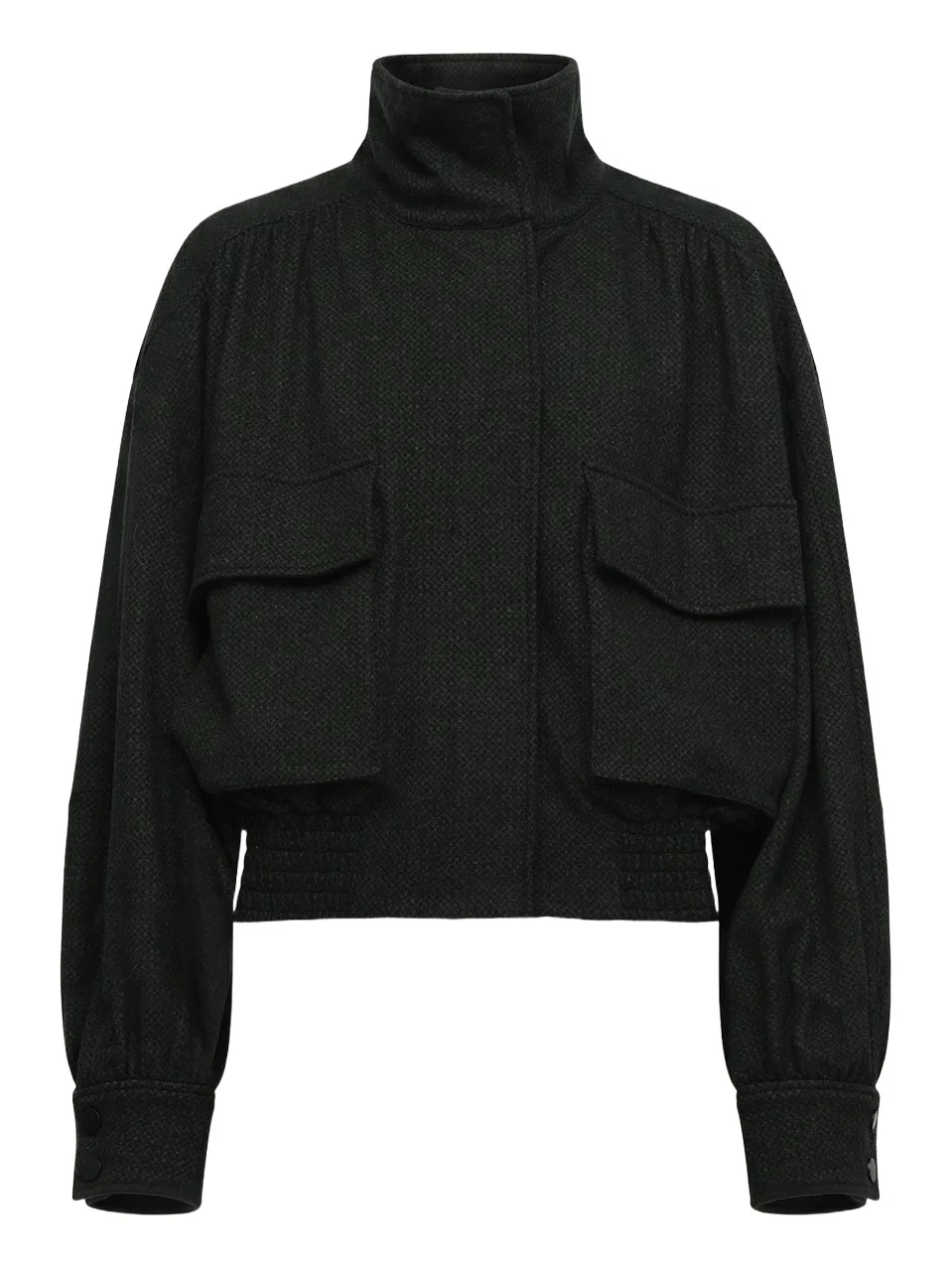 Diane von Furstenberg Shay Jacquard Stand-Collar Jacket