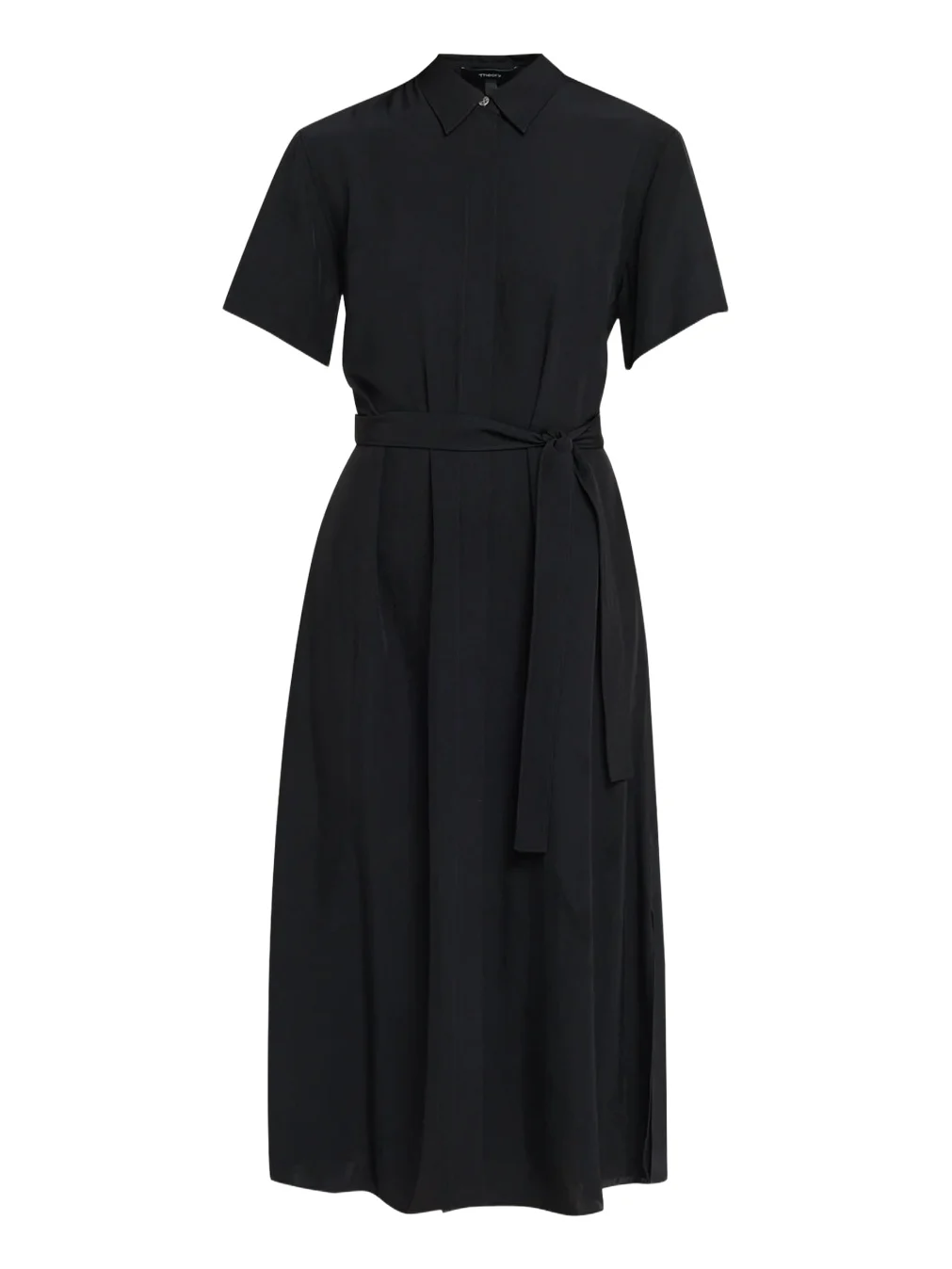 Belted Twill Midi Shirtdress Belted Twill Midi Shirtdress