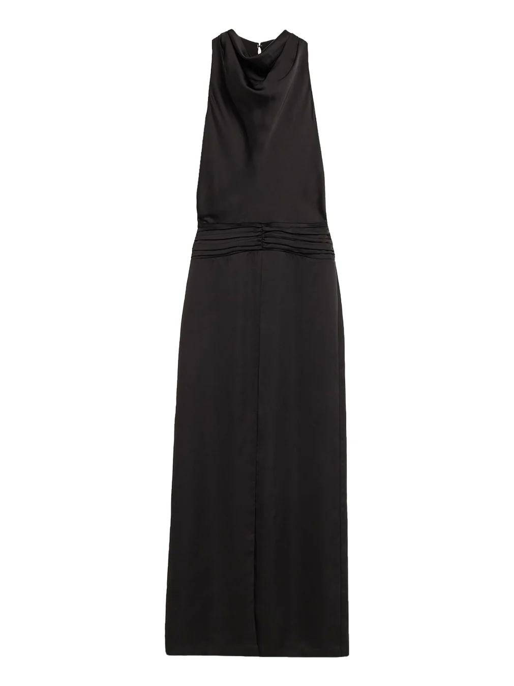 Charmayne Sleeveless Slit Cowl Gown Charmayne Sleeveless Slit Cowl Gown