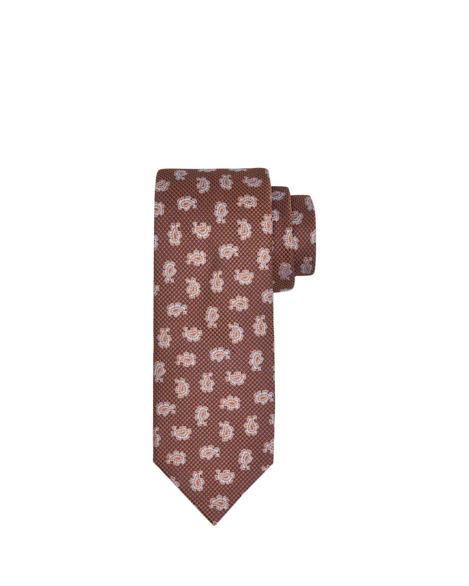 Brioni Men's Silk Paisley Jacquard Tie | Thumbnail 2
