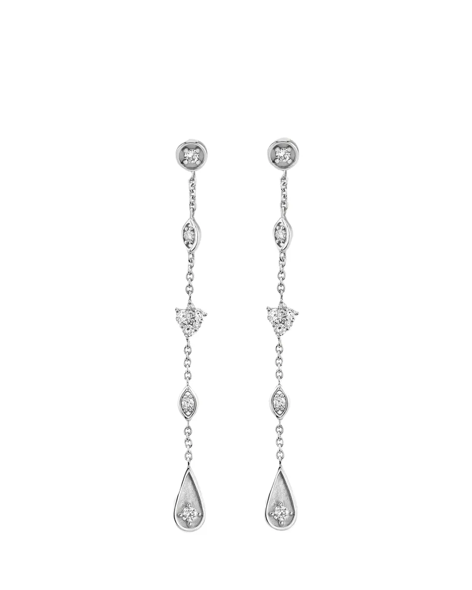 Sydney Evan 14K White Gold & 0.314 TCW Diamond Earrings | Thumbnail 2 Sydney Evan 14K White Gold & 0.314 TCW Diamond Earrings | Thumbnail 2