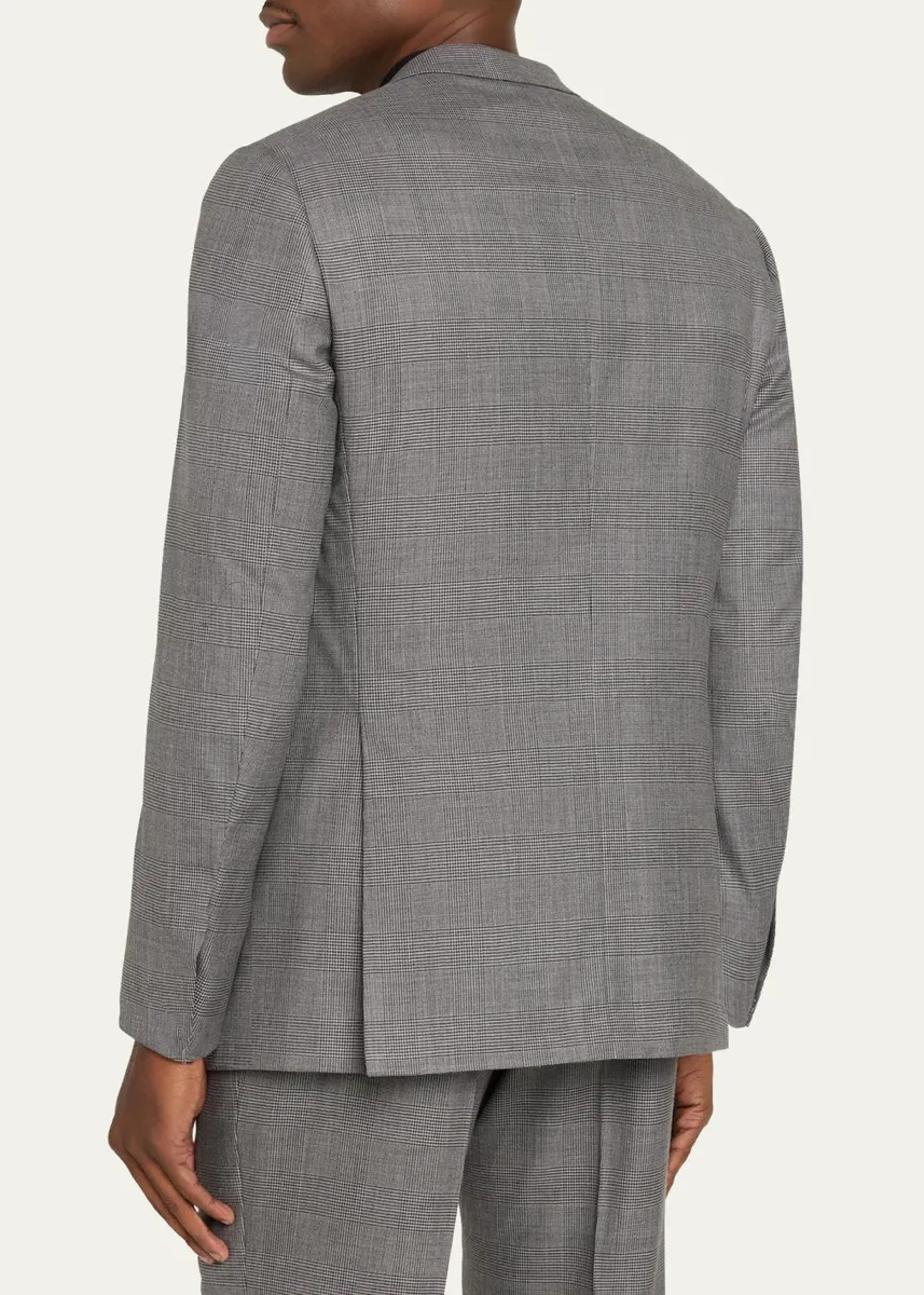 Brioni Men's Wool Prince of Wales Single-Breasted Suit | Thumbnail 5
