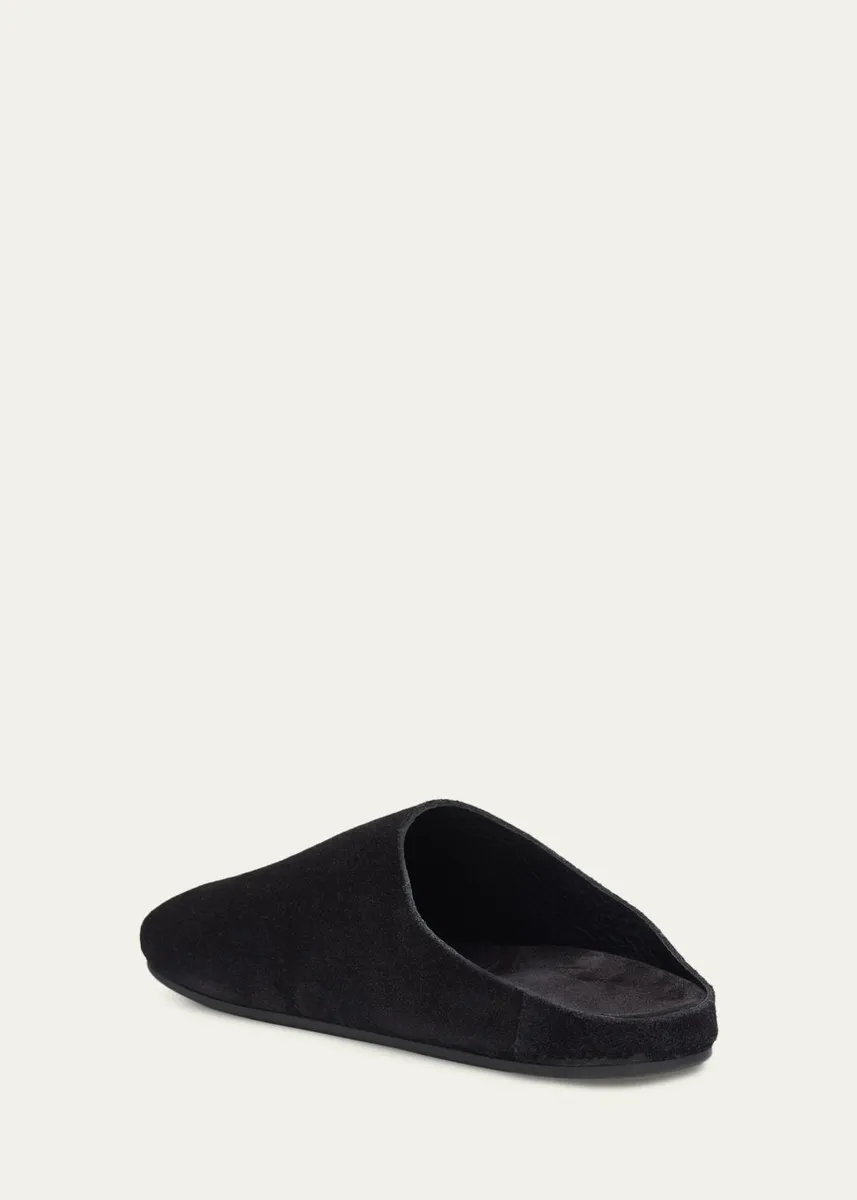 The Row Hudson Suede Slide Mules | Thumbnail 4 The Row Hudson Suede Slide Mules | Thumbnail 4