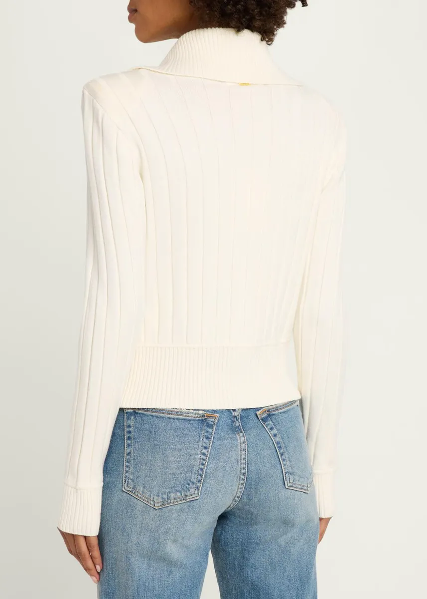 Toccin Holly Ribbed Turtleneck Jacket | Thumbnail 3 Toccin Holly Ribbed Turtleneck Jacket | Thumbnail 3