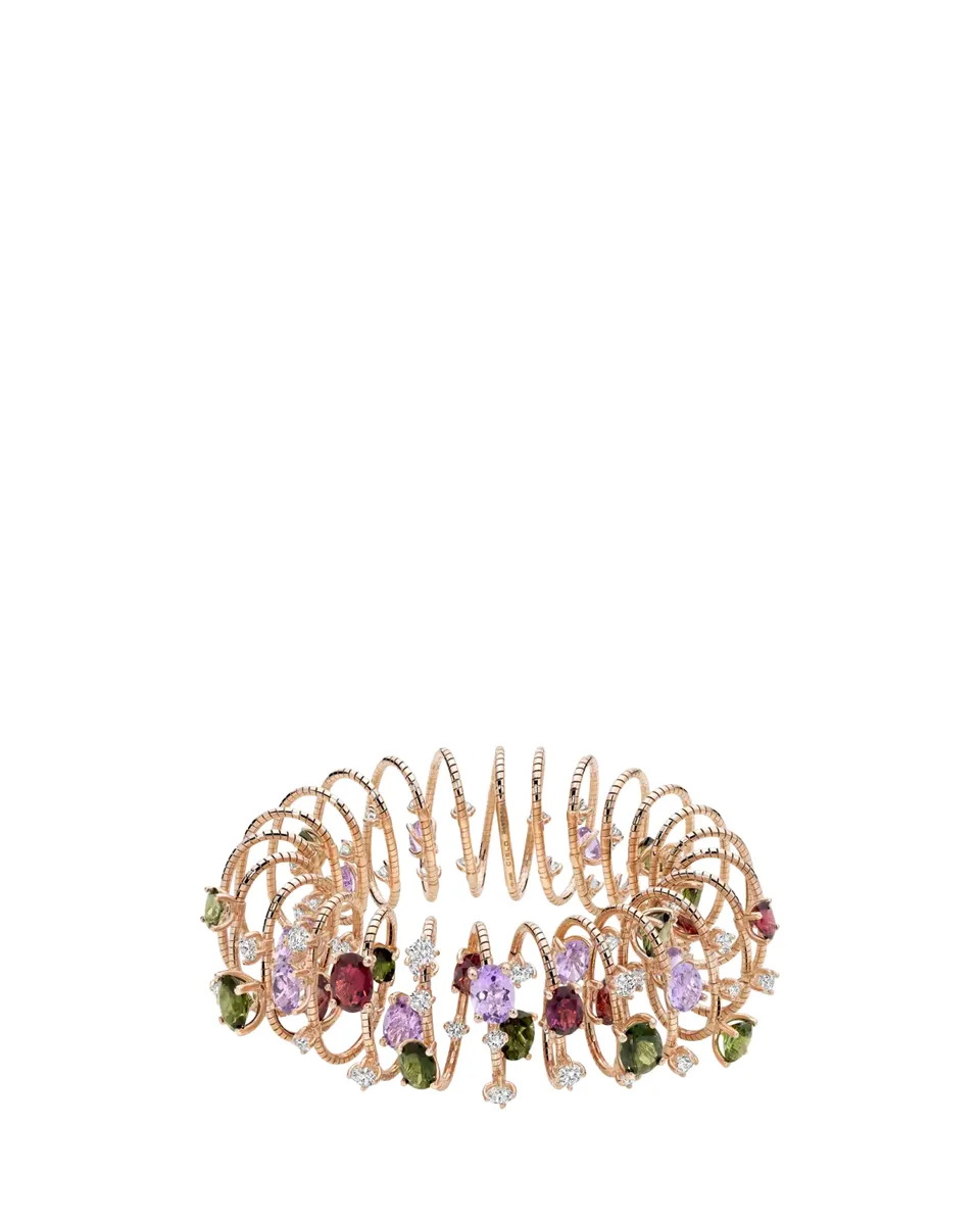 MATTIA CIELO 18K Gold and Titanium Coiled Gemstone Bracelet | Thumbnail 2 MATTIA CIELO 18K Gold and Titanium Coiled Gemstone Bracelet | Thumbnail 2