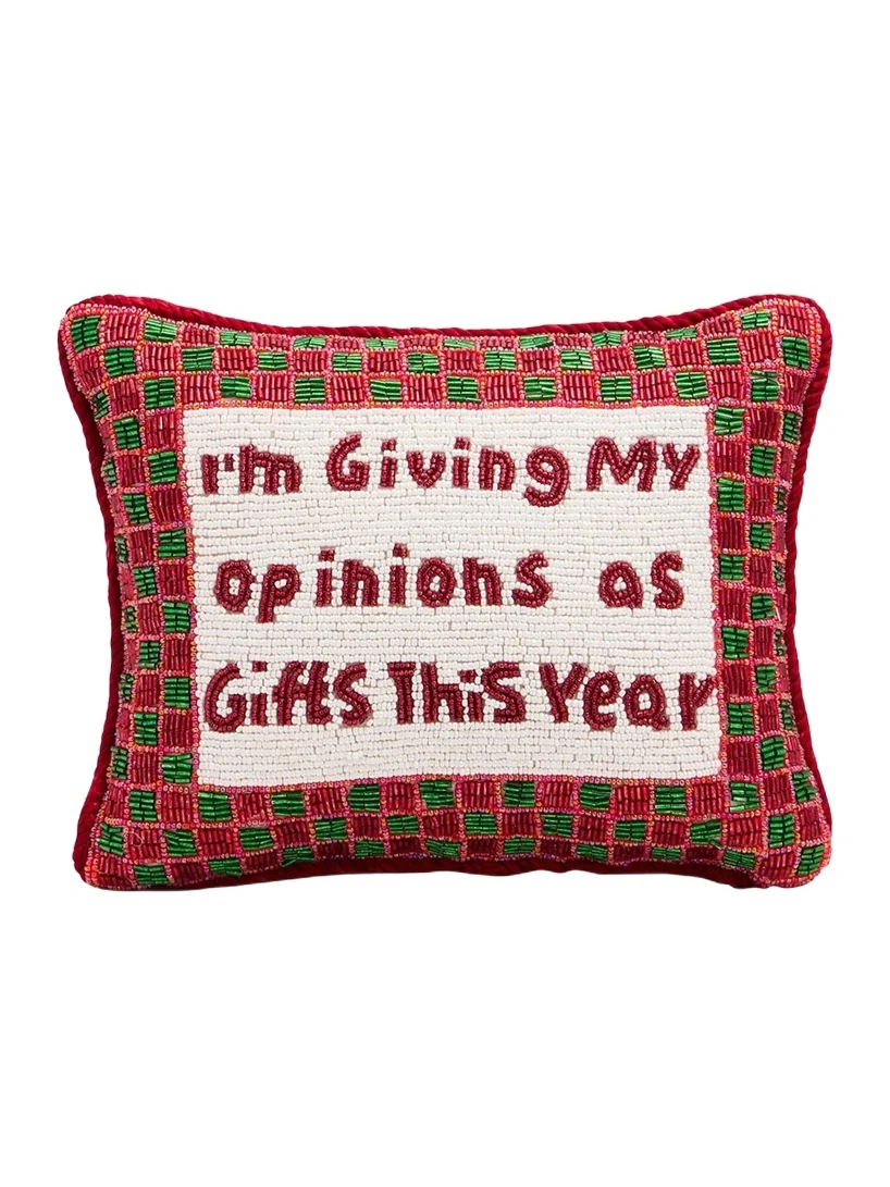 Beaded Throw Pillow Beaded Throw Pillow