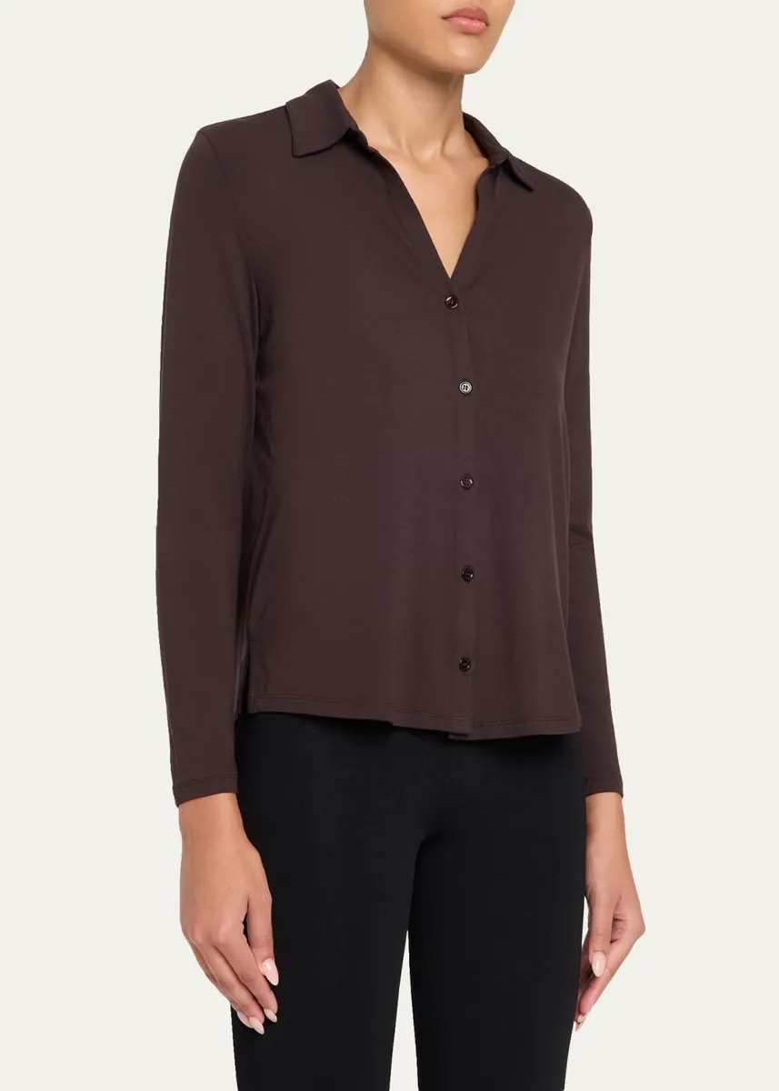 MAJESTIC FILATURES Soft Touch Button-Front Shirt | Thumbnail 8 MAJESTIC FILATURES Soft Touch Button-Front Shirt | Thumbnail 8