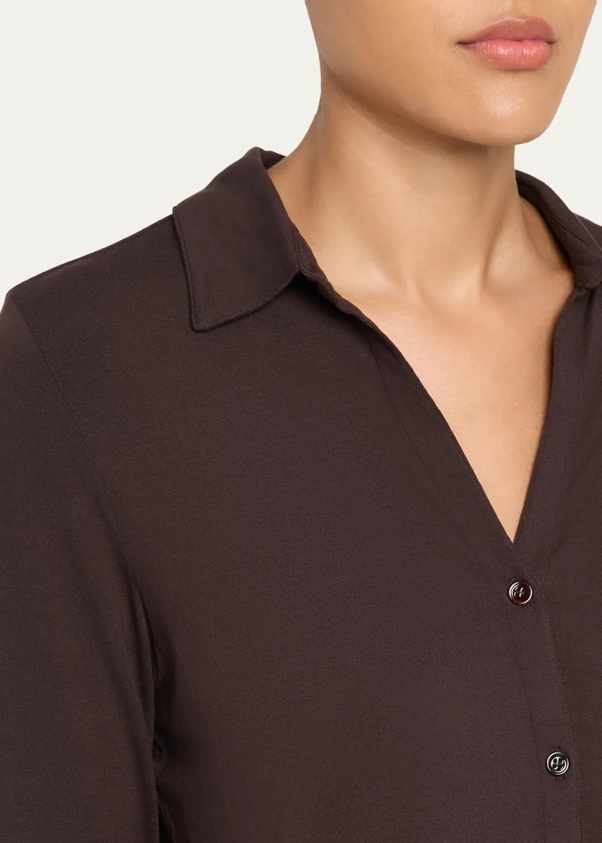 MAJESTIC FILATURES Soft Touch Button-Front Shirt | Thumbnail 9 MAJESTIC FILATURES Soft Touch Button-Front Shirt | Thumbnail 9