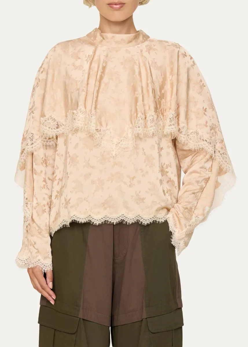 Sea Shay Long-Sleeve Lace Blouse | Thumbnail 4 Sea Shay Long-Sleeve Lace Blouse | Thumbnail 4