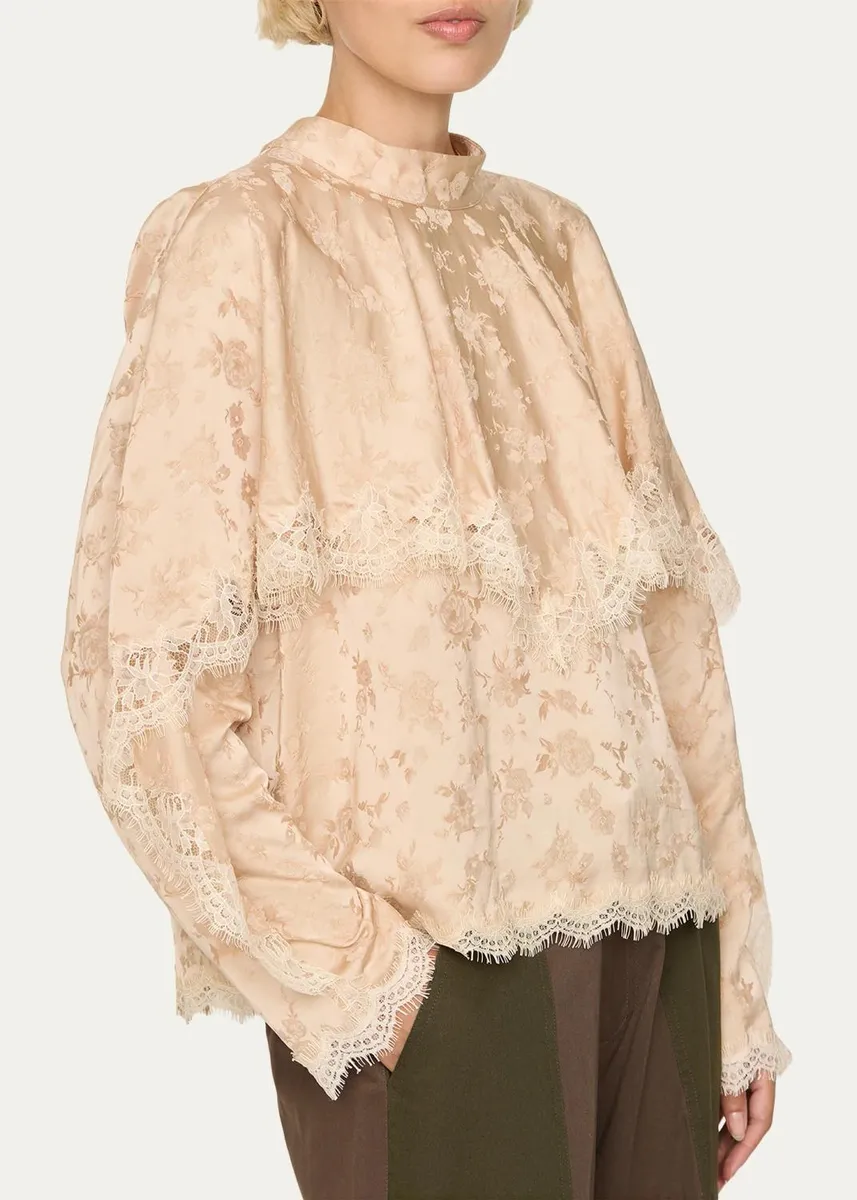 Sea Shay Long-Sleeve Lace Blouse | Thumbnail 5 Sea Shay Long-Sleeve Lace Blouse | Thumbnail 5
