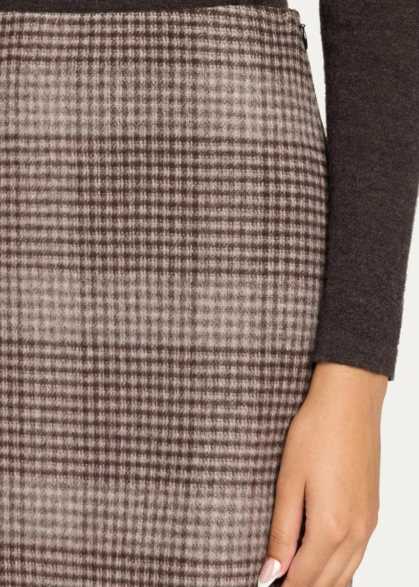 Theory Plaid Tweed Mini Skirt | Thumbnail 5 Theory Plaid Tweed Mini Skirt | Thumbnail 5
