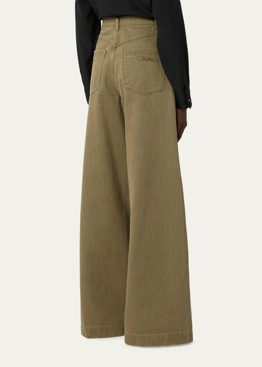 Max Mara Alamaro High-Rise Wide-Leg Jeans | Thumbnail 3 Max Mara Alamaro High-Rise Wide-Leg Jeans | Thumbnail 3