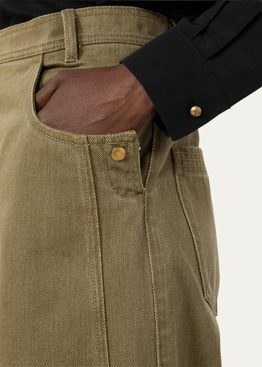 Max Mara Alamaro High-Rise Wide-Leg Jeans | Thumbnail 5 Max Mara Alamaro High-Rise Wide-Leg Jeans | Thumbnail 5