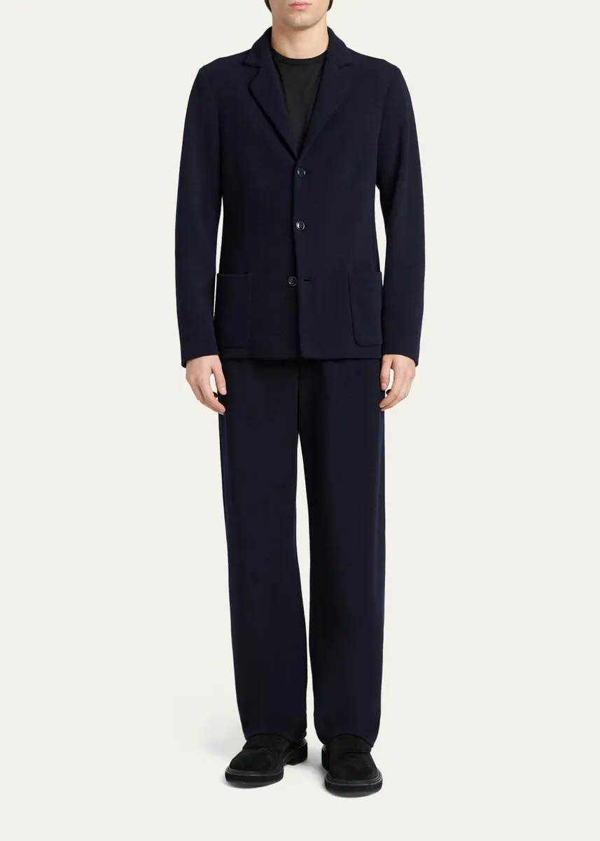 Giorgio Armani Men's Wool Jacket | Thumbnail 2 Giorgio Armani Men's Wool Jacket | Thumbnail 2