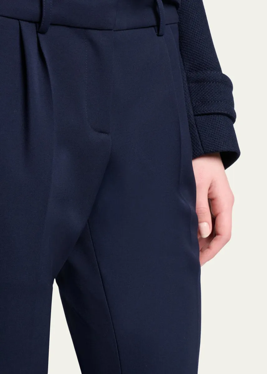 Balenciaga Barathea Wool Crepe Straight-Leg Trousers | Thumbnail 5 Balenciaga Barathea Wool Crepe Straight-Leg Trousers | Thumbnail 5