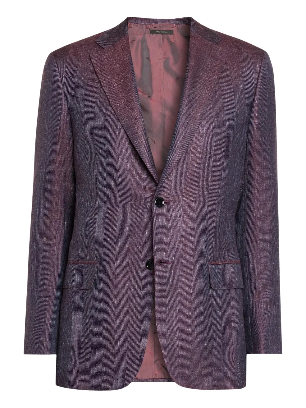 Brioni Men's Chevron Cashmere Single-Breasted Sport Coat