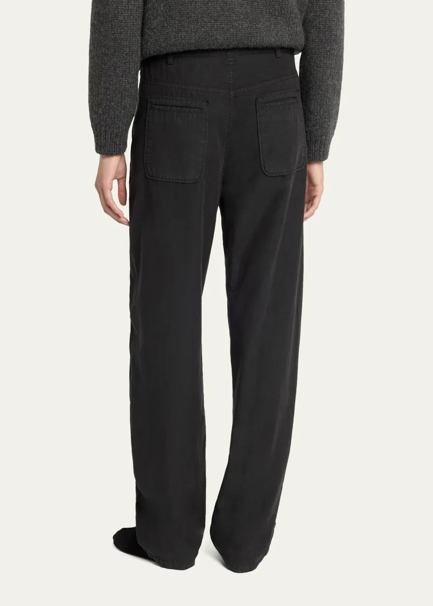 The Row Bayou Cotton Toile Barrel-Leg Pants | Thumbnail 3