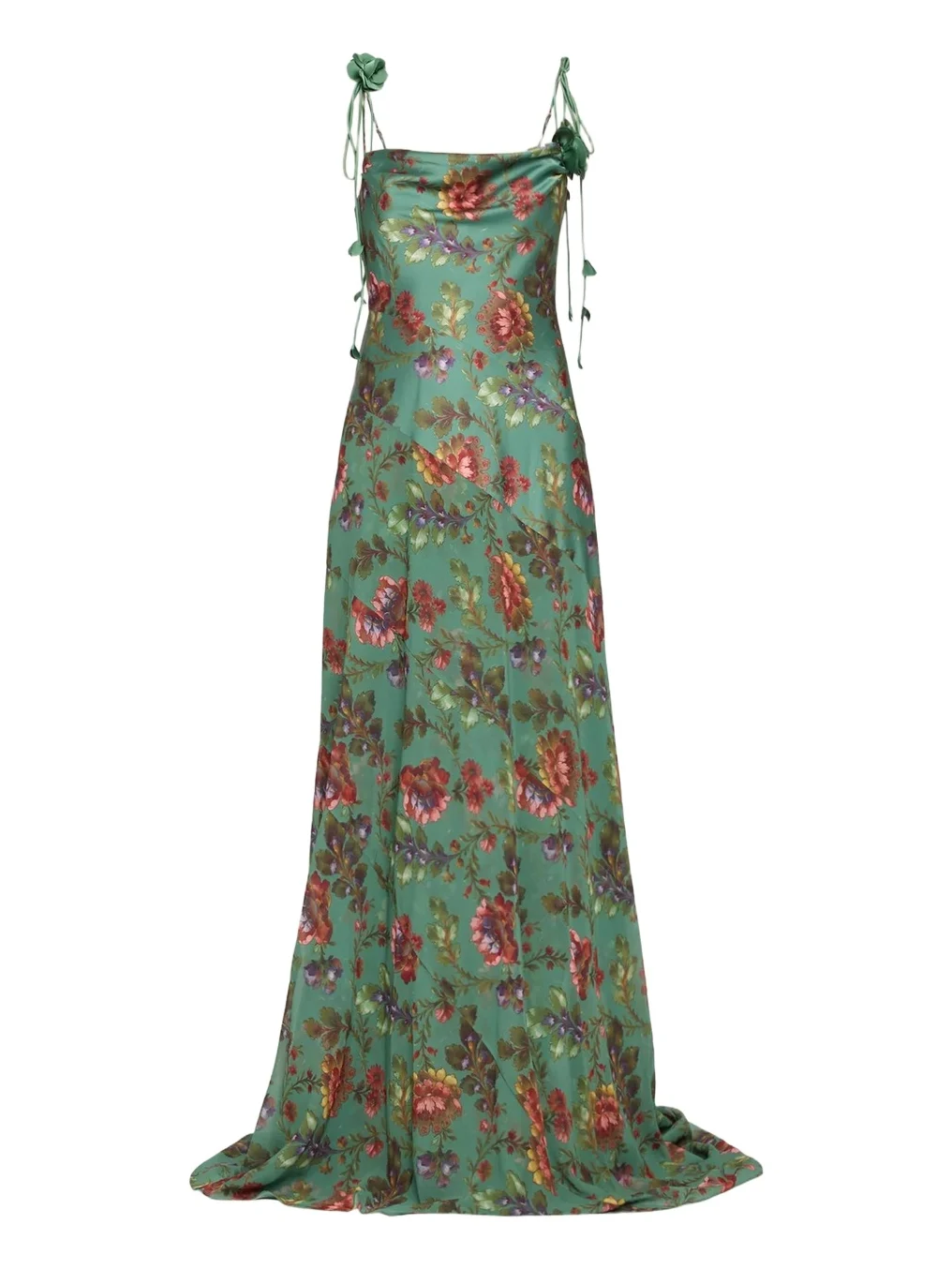 Fresco Floral Bias-Cut Gown Fresco Floral Bias-Cut Gown