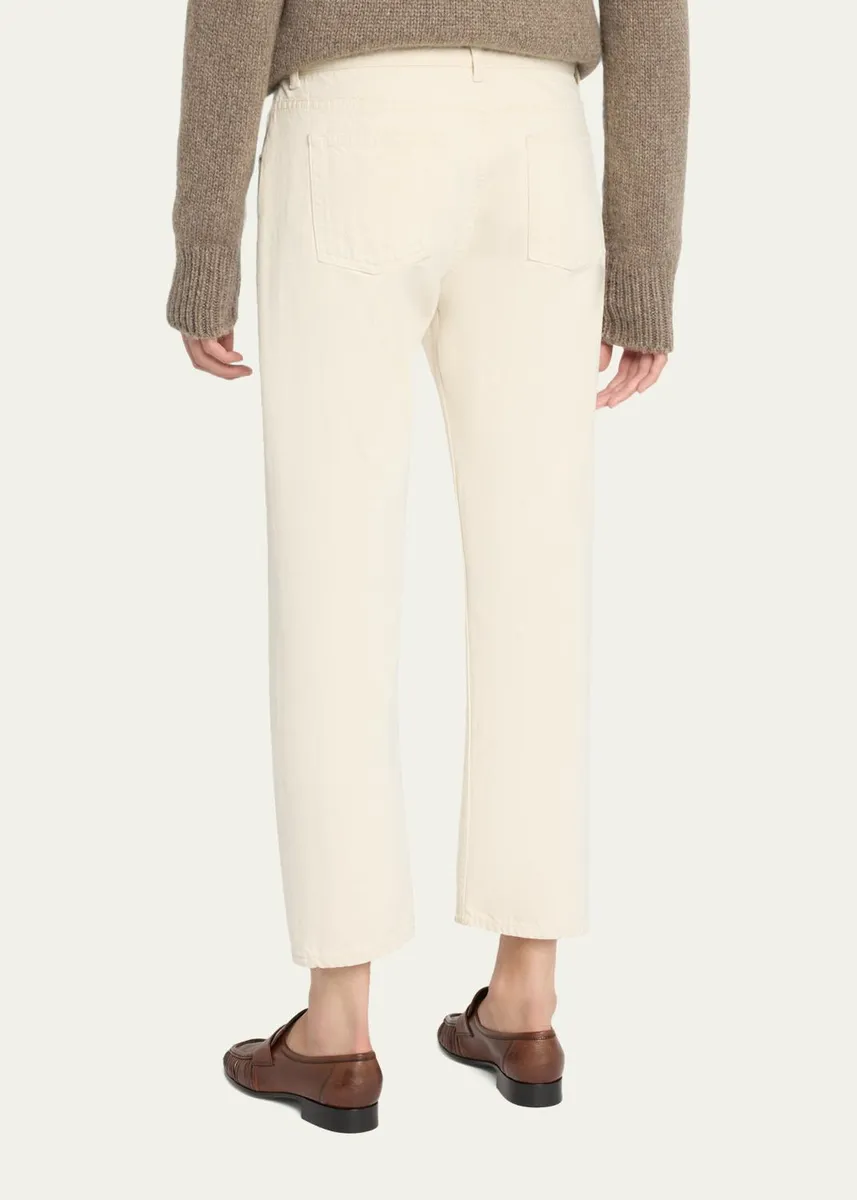 The Row Riaco Straight-Leg Ankle Jeans | Thumbnail 3 The Row Riaco Straight-Leg Ankle Jeans | Thumbnail 3