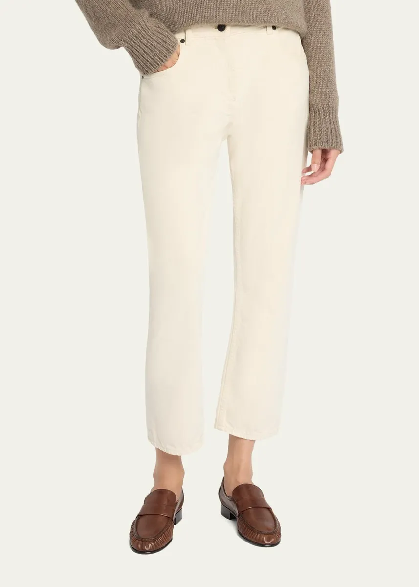 The Row Riaco Straight-Leg Ankle Jeans | Thumbnail 4 The Row Riaco Straight-Leg Ankle Jeans | Thumbnail 4