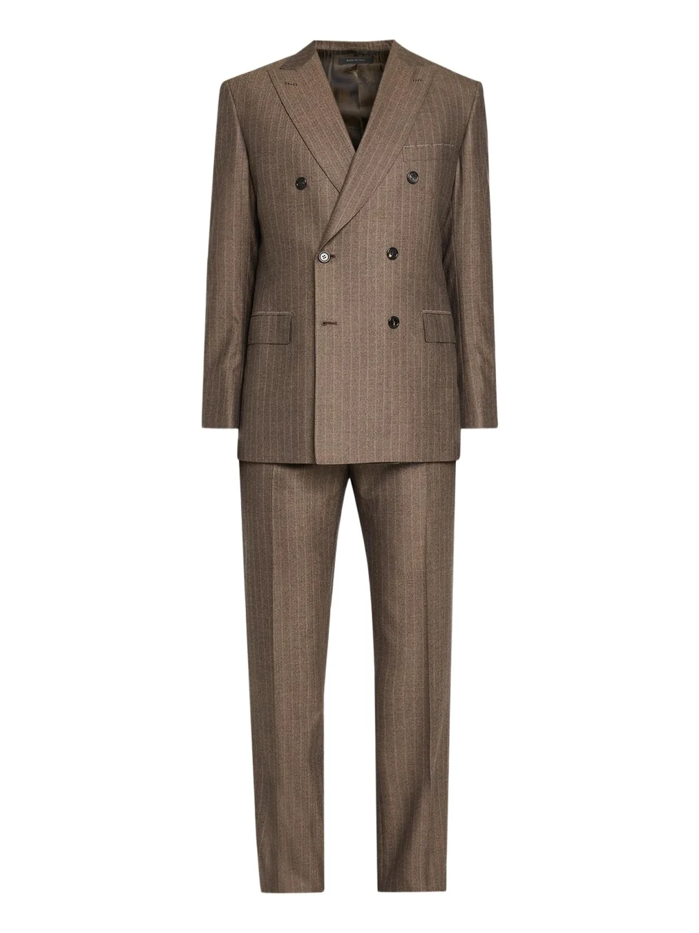 Brioni Men's Tonal Stripe Herringbone Double-Breasted Suit