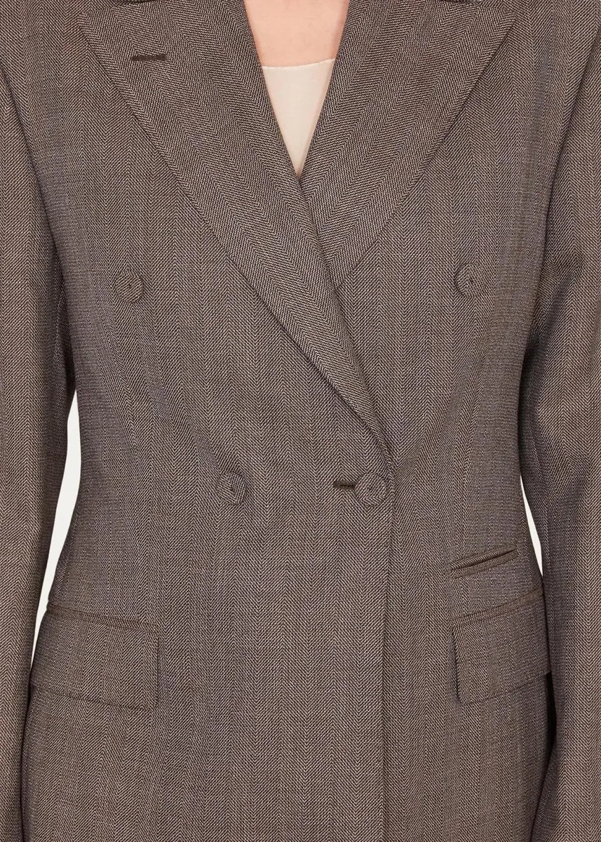 OFFICINE GÉNÉRALE Double-Breasted Virgin Wool Coat | Thumbnail 4 OFFICINE GÉNÉRALE Double-Breasted Virgin Wool Coat | Thumbnail 4