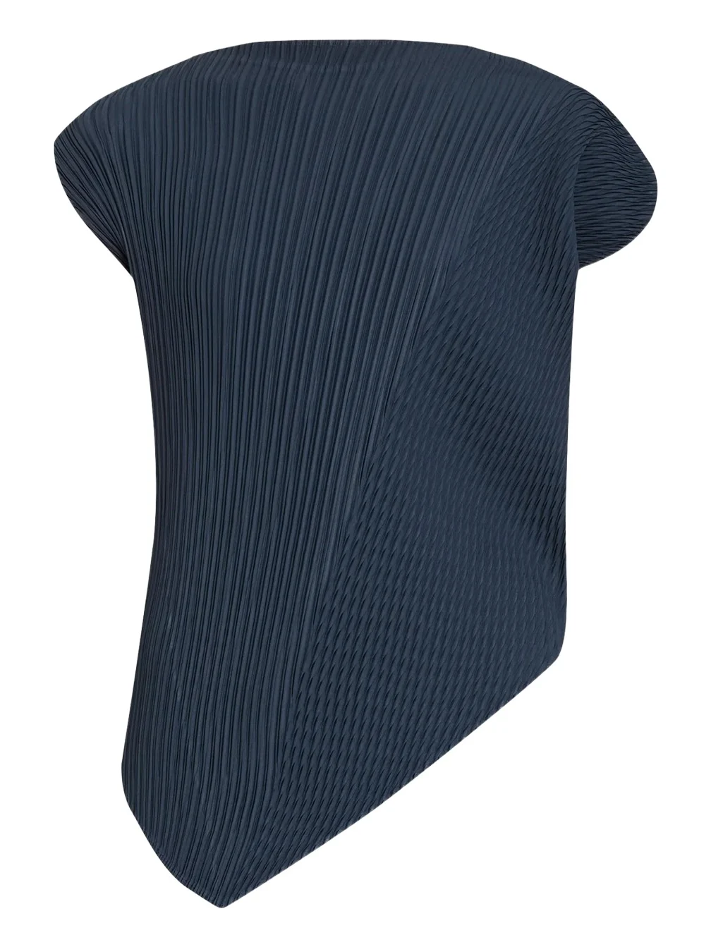 Leaf Pleats Asymmetric Cap-Sleeve Top Leaf Pleats Asymmetric Cap-Sleeve Top