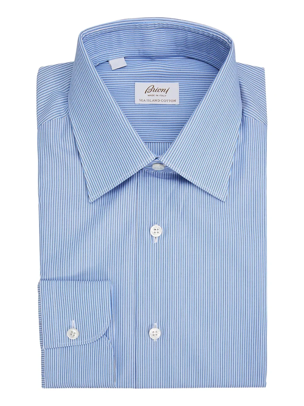Brioni Men's Striped Cotton Dress Shirt