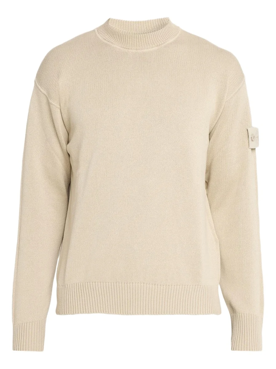 Stone Island Men's Cotton and Cashmere Crewneck Sweater