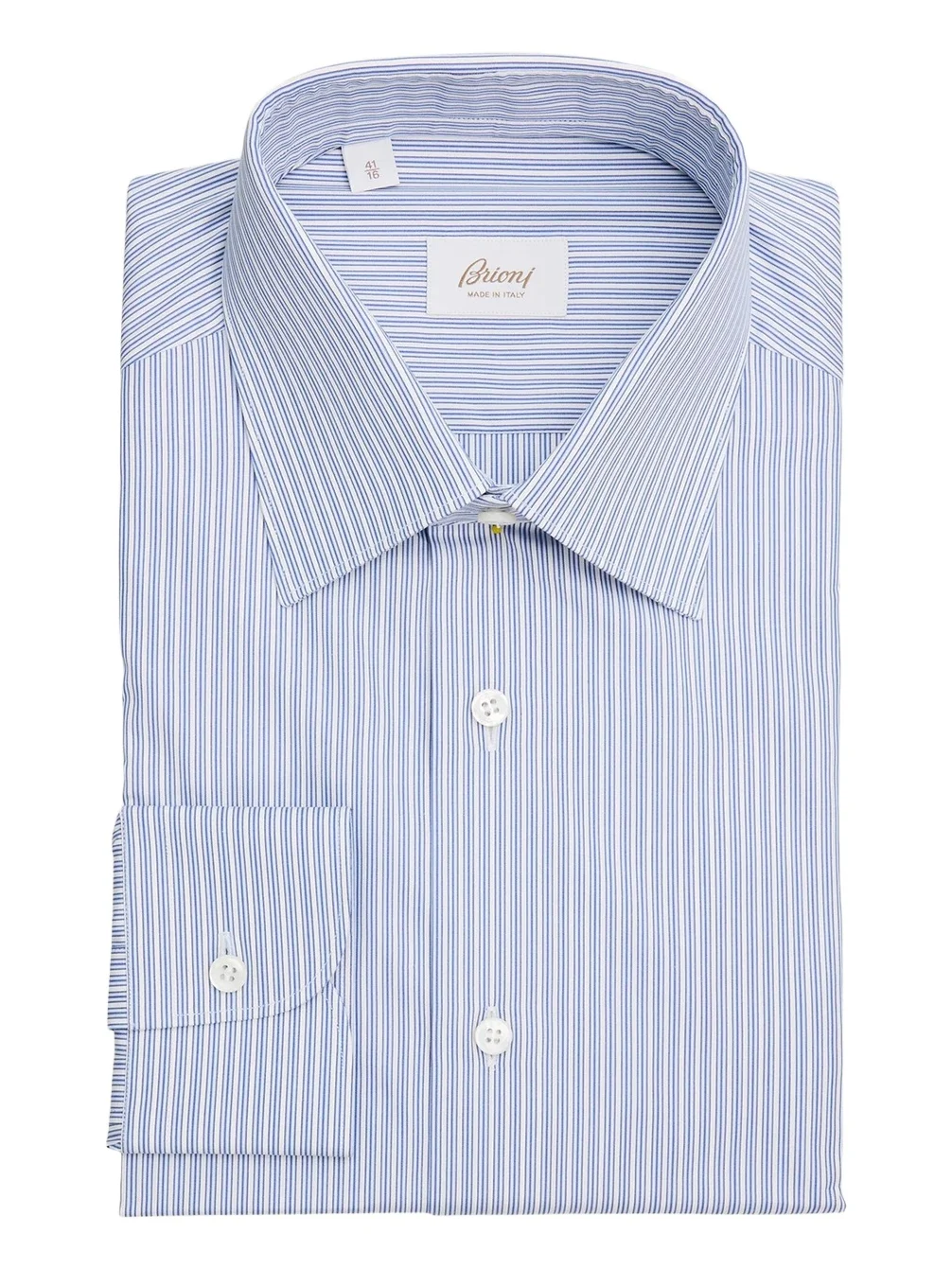 Brioni Men's Striped Cotton Dress Shirt