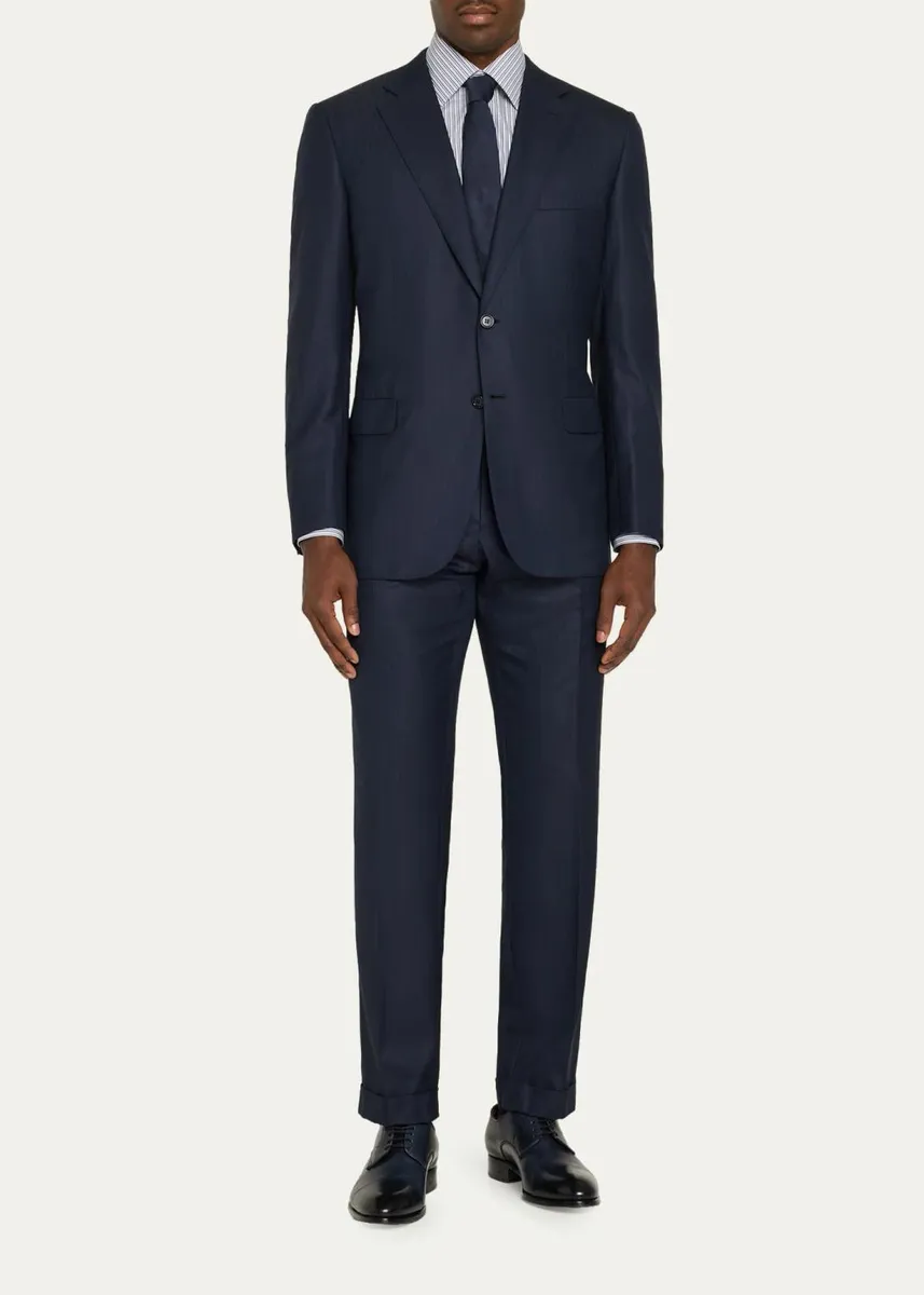Brioni Men's Striped Cotton Dress Shirt | Thumbnail 2 Brioni Men's Striped Cotton Dress Shirt | Thumbnail 2