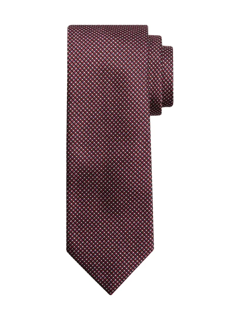 Brioni Men's Micro-Jacquard Silk Tie