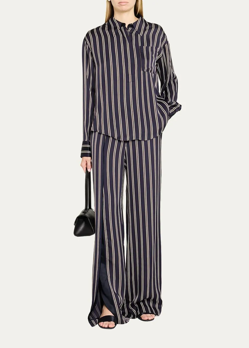 Jason Wu Collection Striped Wide-Leg Trousers | Thumbnail 2 Jason Wu Collection Striped Wide-Leg Trousers | Thumbnail 2