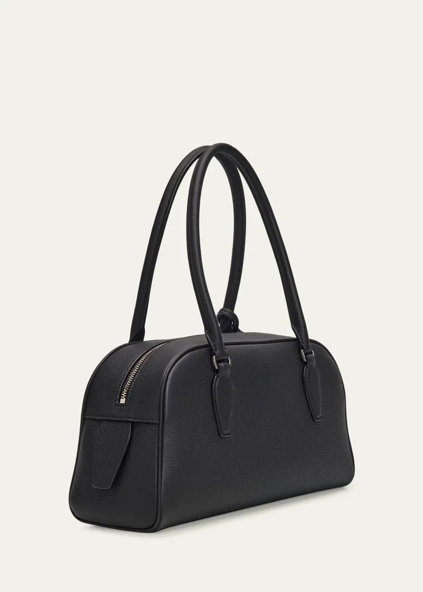 The Row India Small East-West Leather Bowling Shoulder Bag | Thumbnail 3 The Row India Small East-West Leather Bowling Shoulder Bag | Thumbnail 3