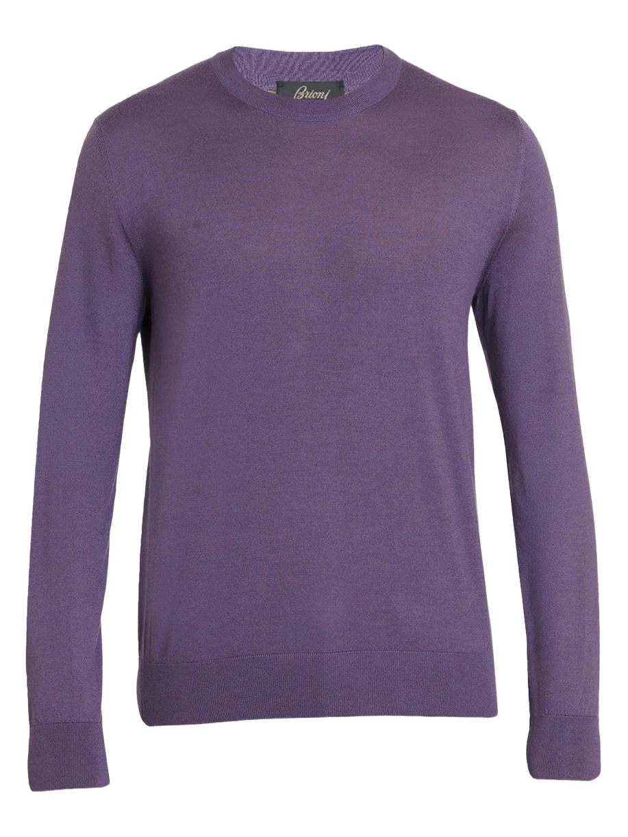 Brioni Men's 12GG Knit Cashmere Crewneck Sweater