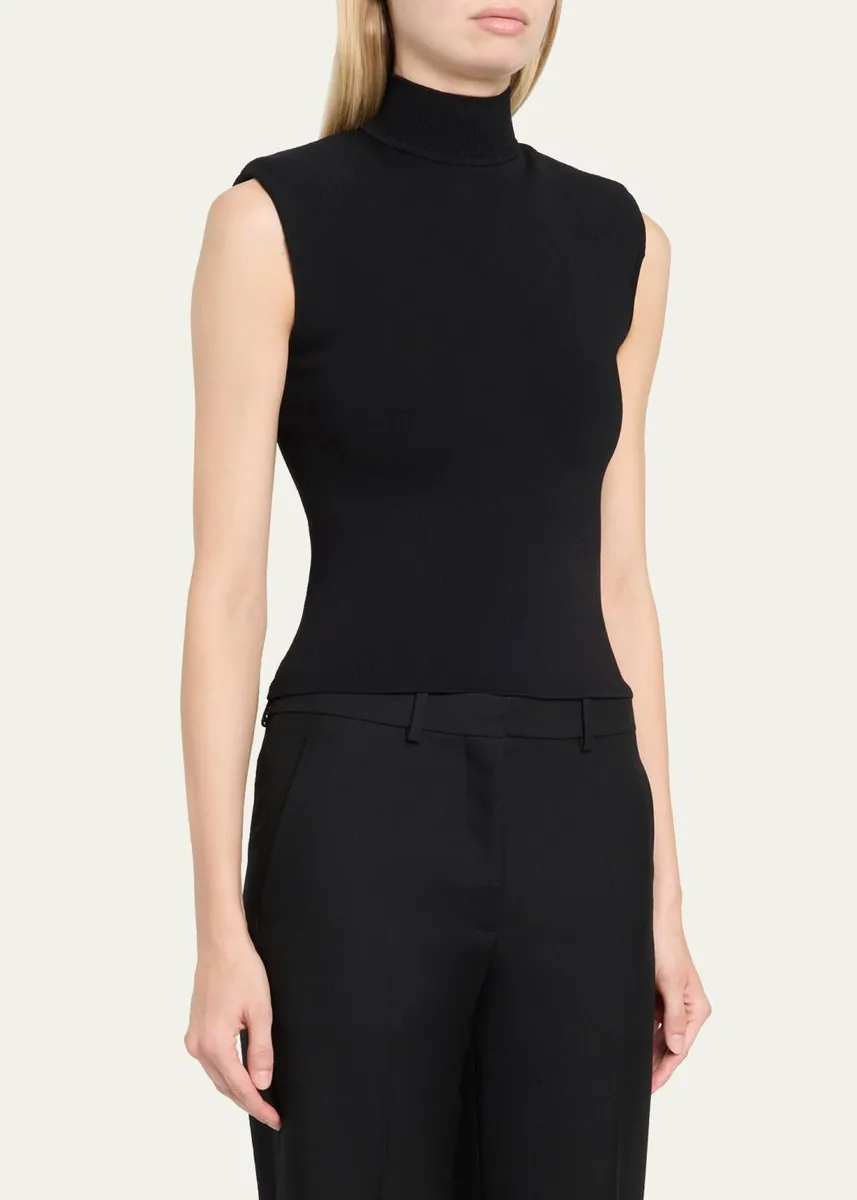 Toccin Diala Sleeveless Mock-Neck Knit Top | Thumbnail 4 Toccin Diala Sleeveless Mock-Neck Knit Top | Thumbnail 4