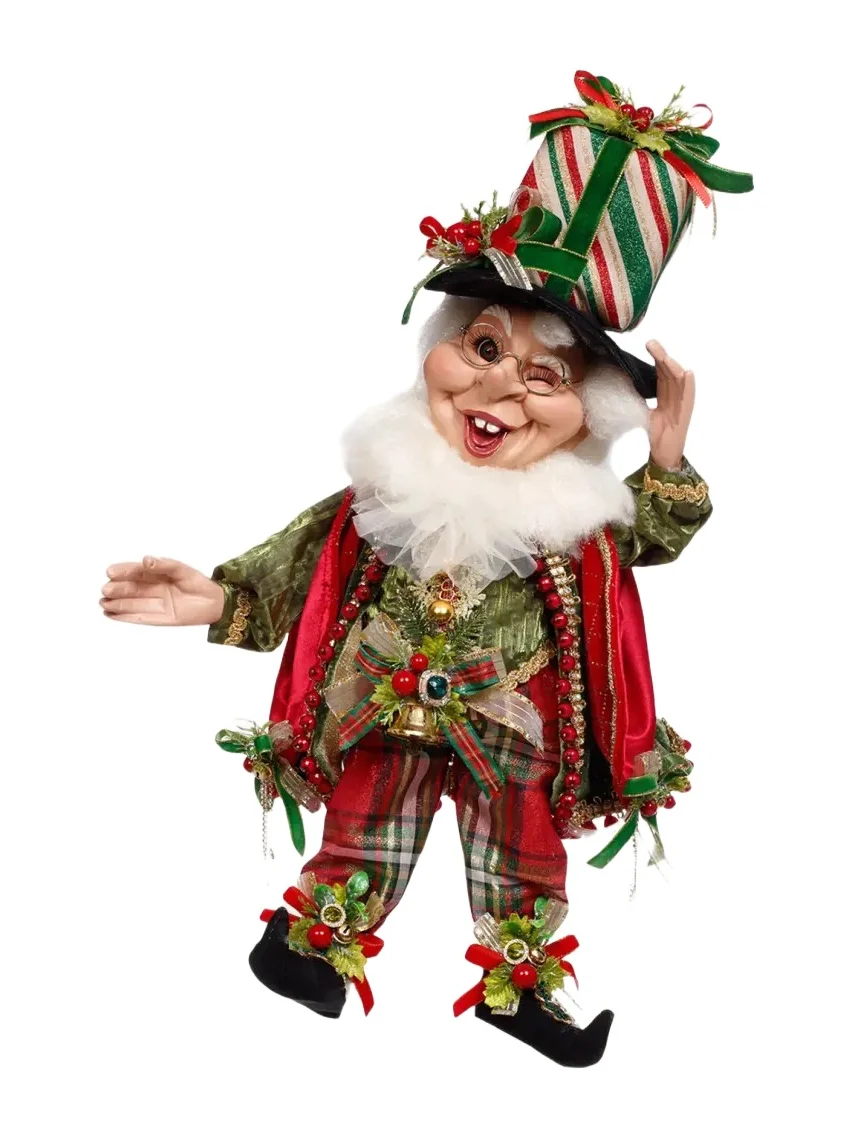 Mark Roberts Present Elf, 21.5"