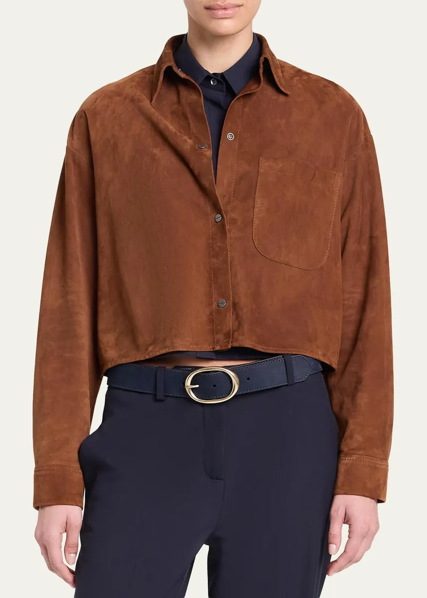TWP Little Big Joe Shirt in Suede | Thumbnail 3 TWP Little Big Joe Shirt in Suede | Thumbnail 3
